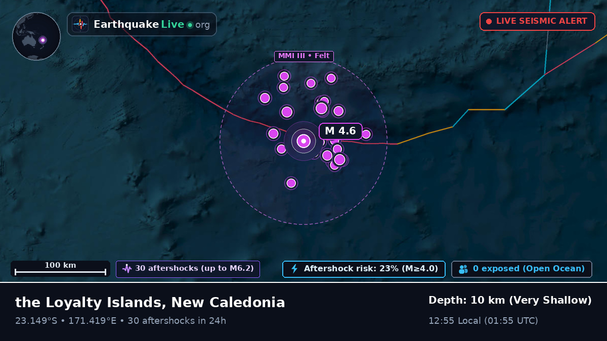 South Pacific Ocean (New Caledonia)