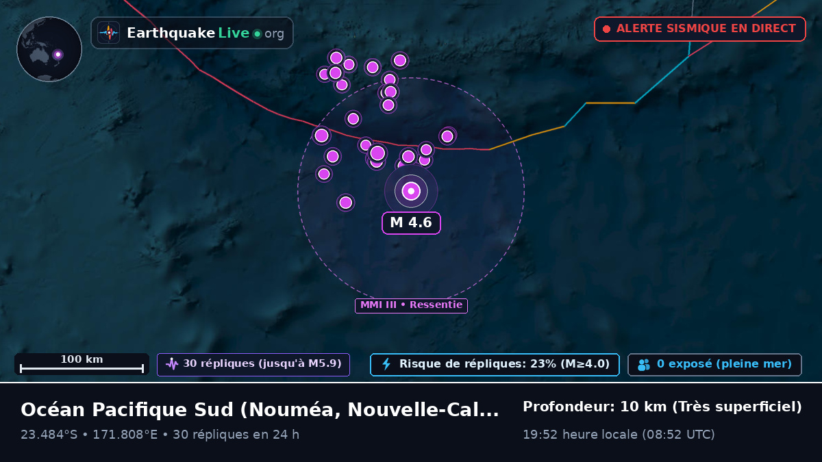 Océan Pacifique Sud (Nouvelle-Calédonie)