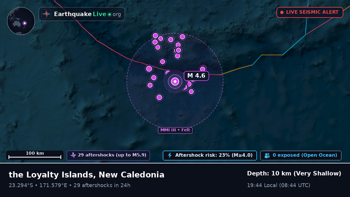 South Pacific Ocean (New Caledonia)