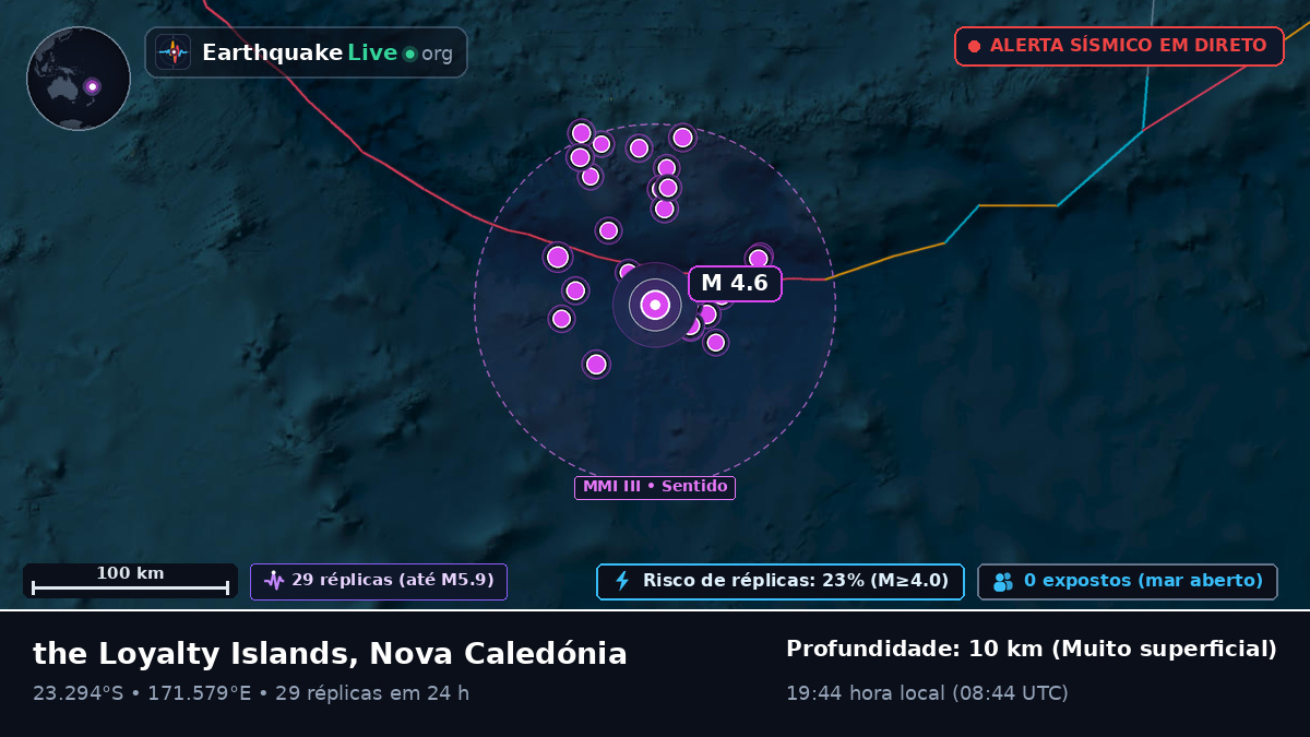 Oceano Pacífico Sul (Nova Caledónia)
