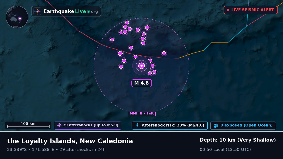South Pacific Ocean (New Caledonia)