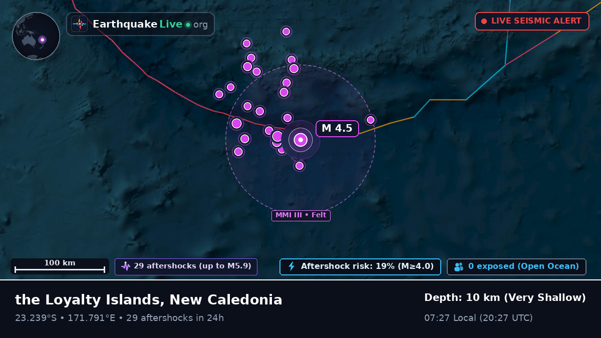 South Pacific Ocean (New Caledonia)