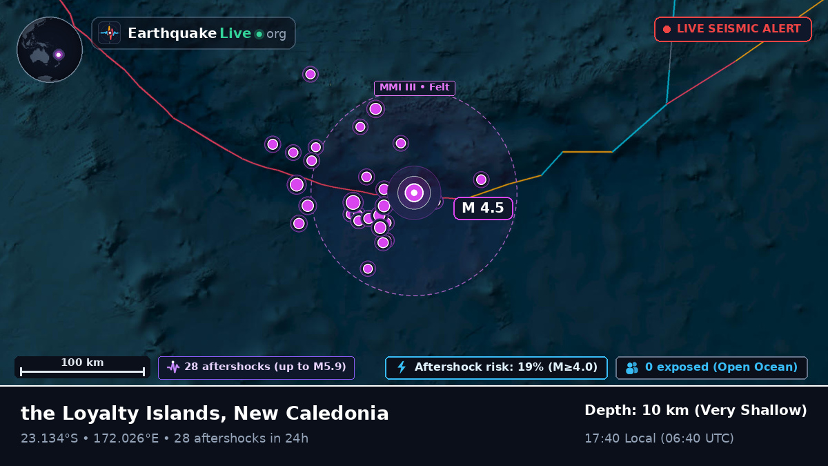 South Pacific Ocean (New Caledonia)