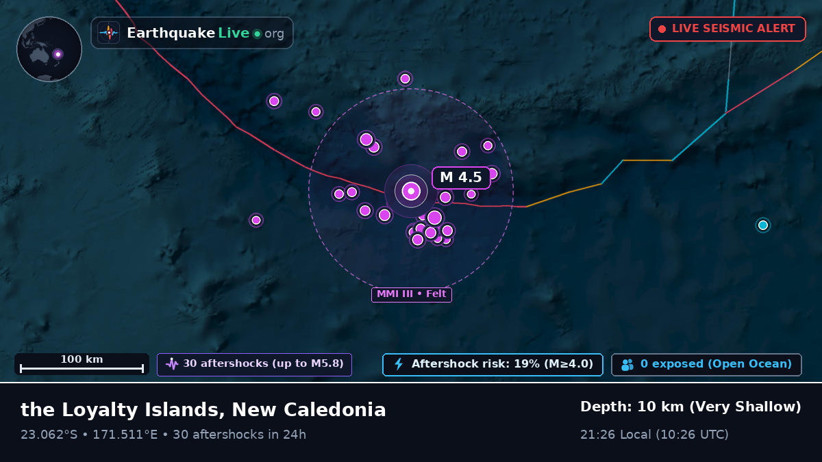 South Pacific Ocean (New Caledonia)