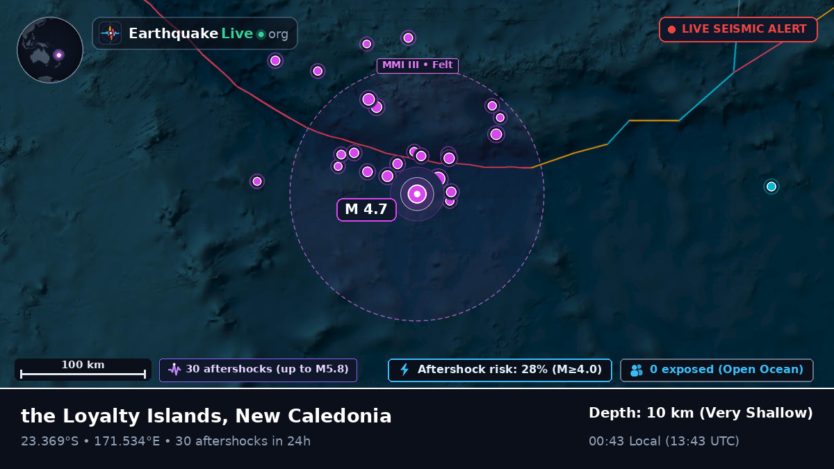 South Pacific Ocean (New Caledonia)