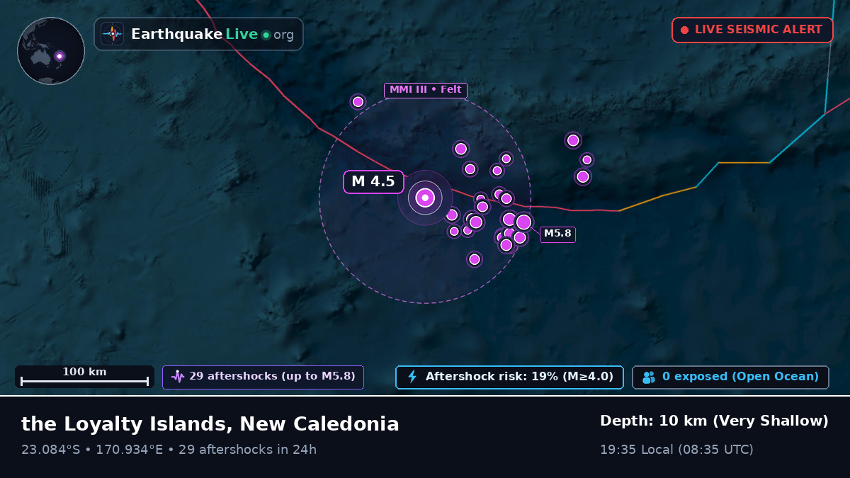 South Pacific Ocean (New Caledonia)