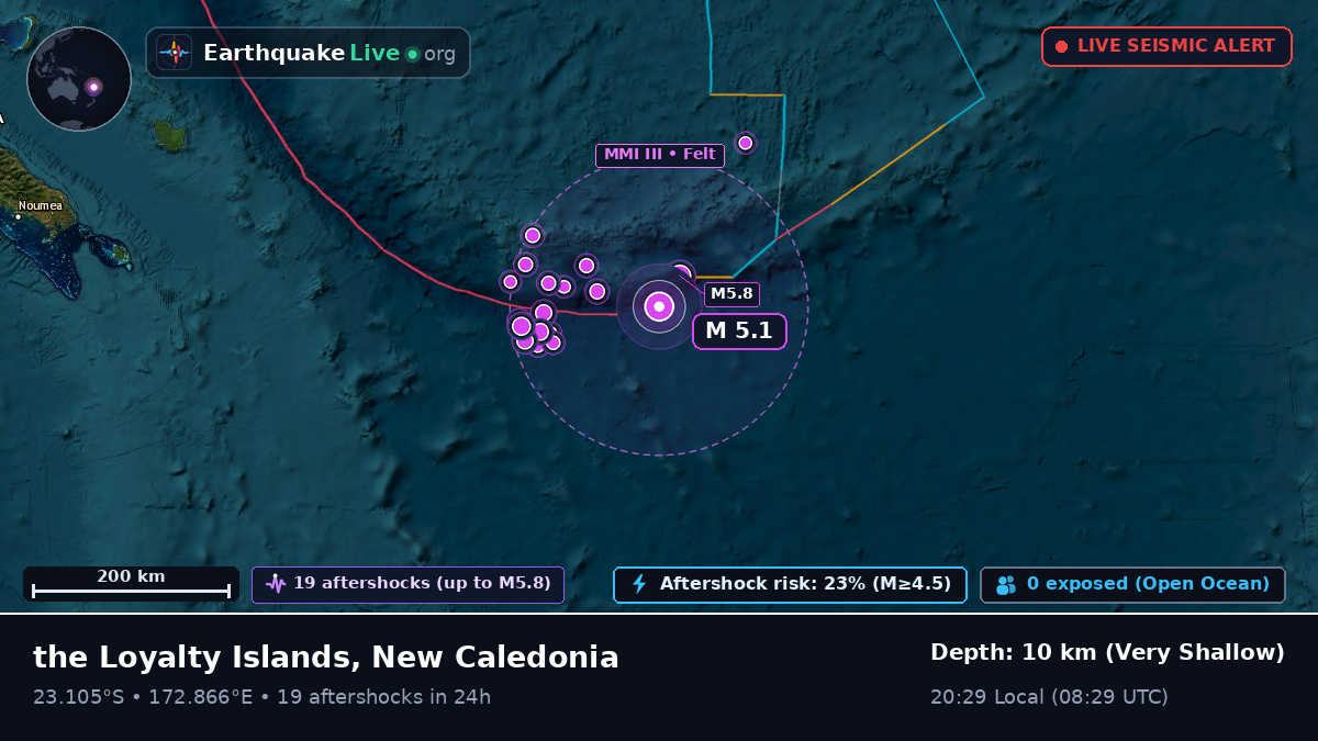 South Pacific Ocean (New Caledonia)