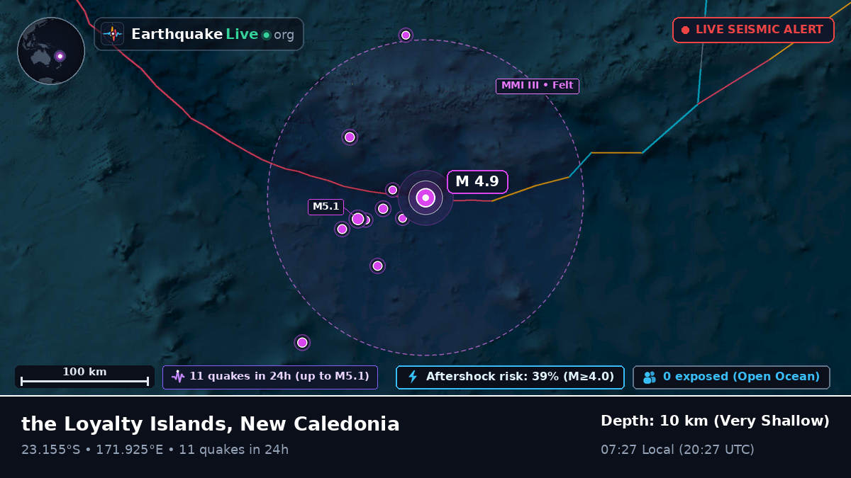 South Pacific Ocean (New Caledonia)