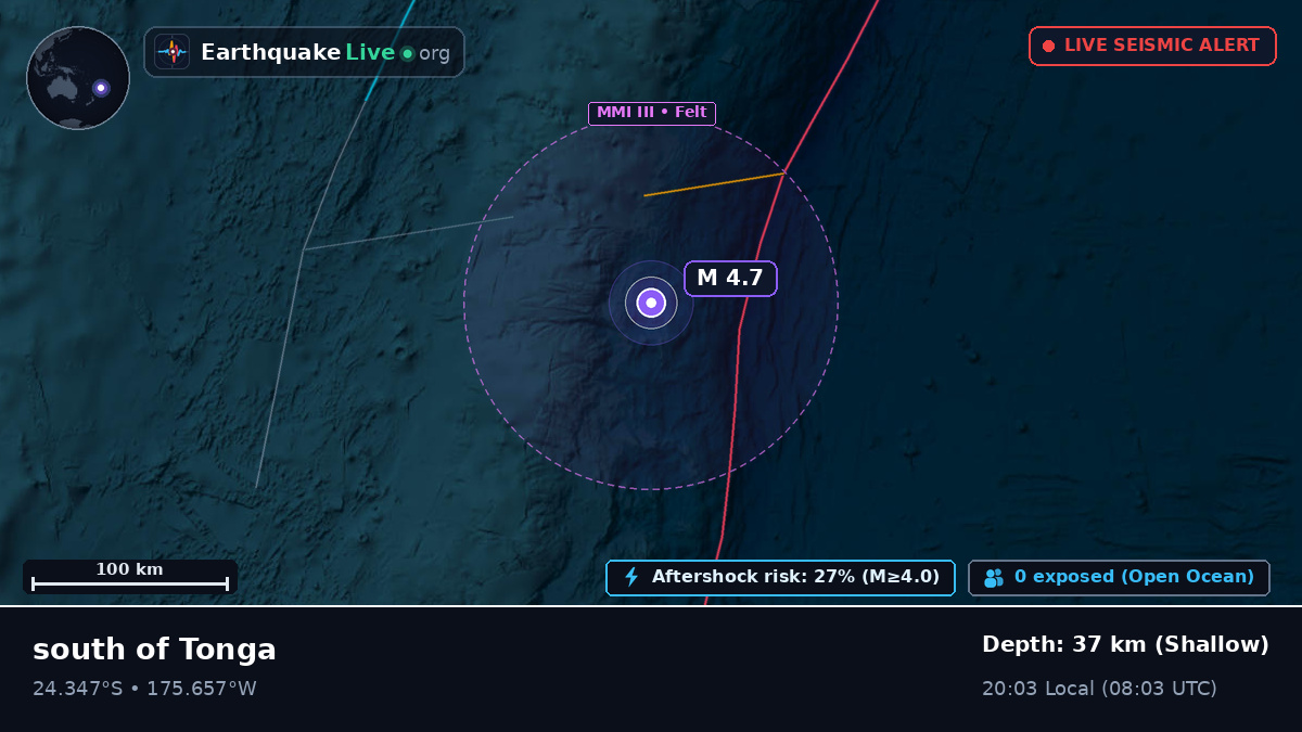 South Pacific Ocean (Tonga)
