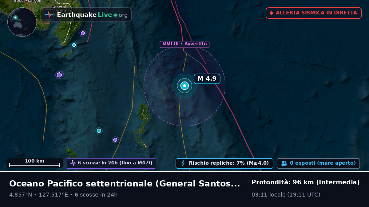 Oceano Pacifico settentrionale (Filippine)