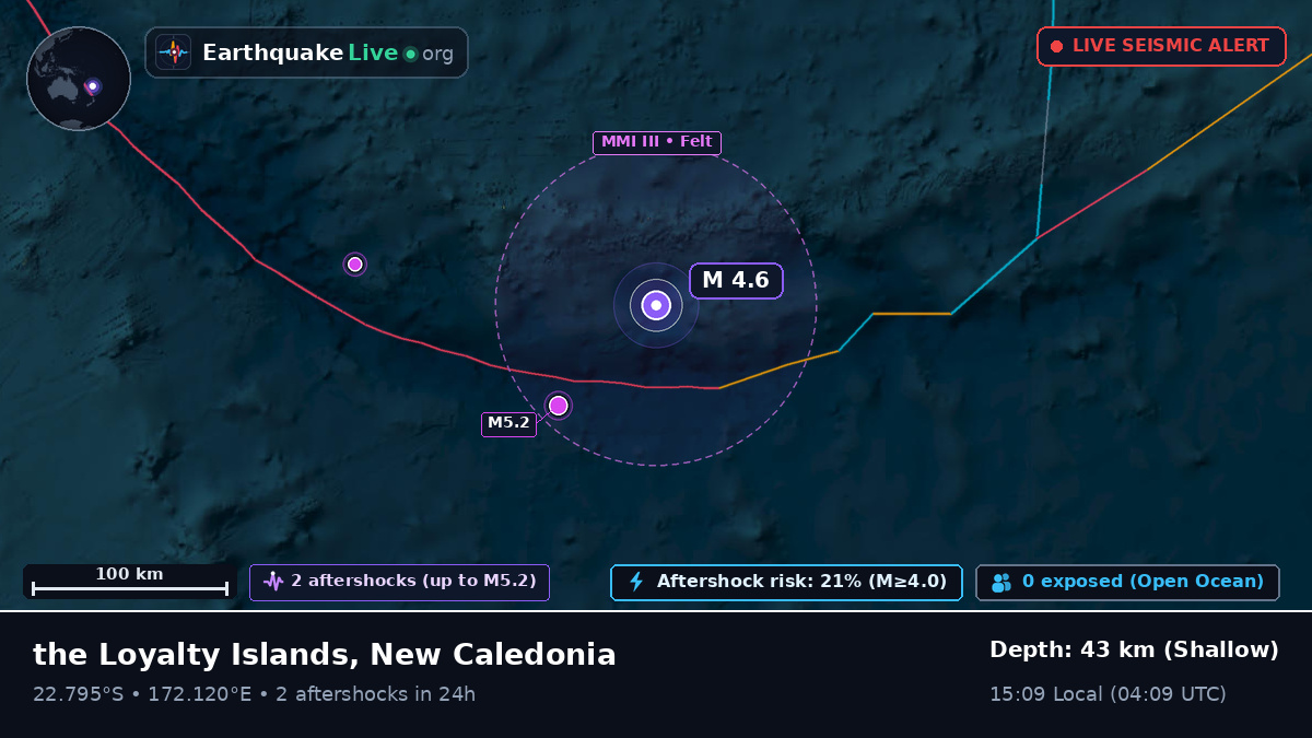 South Pacific Ocean (New Caledonia)