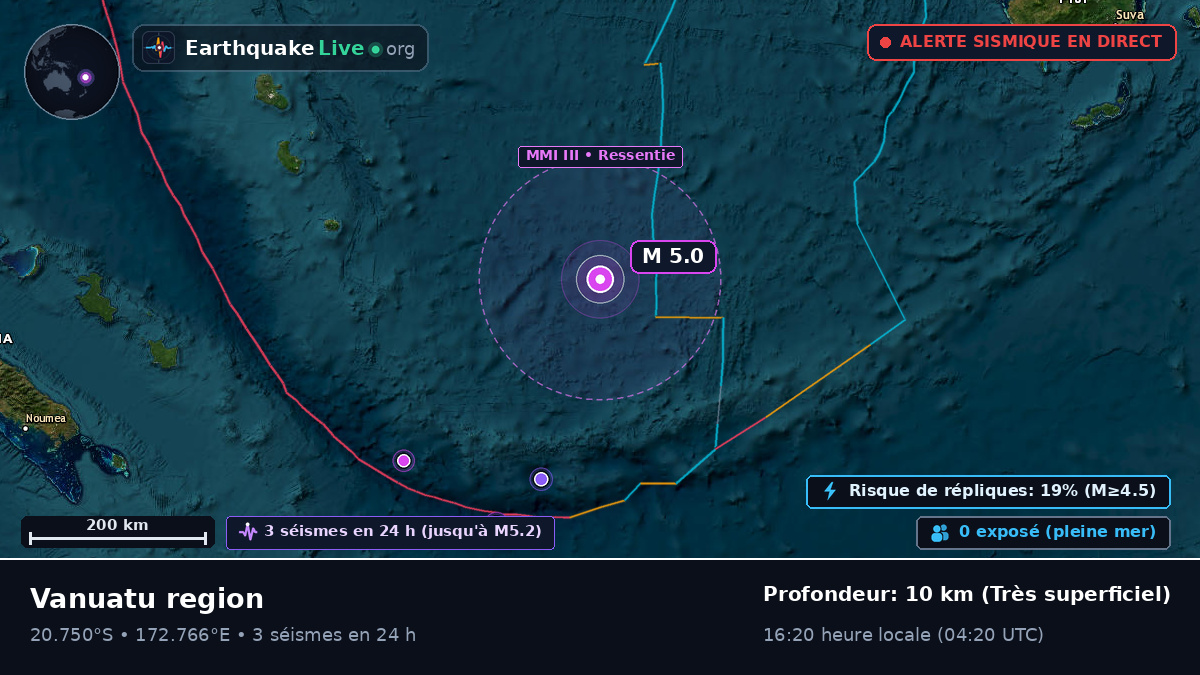 Océan Pacifique Sud (Vanuatu)