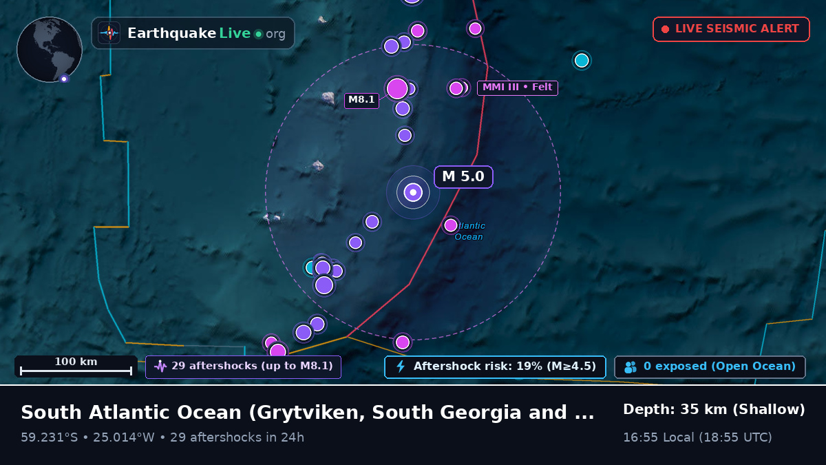 South Atlantic Ocean (South Georgia and the Islands)