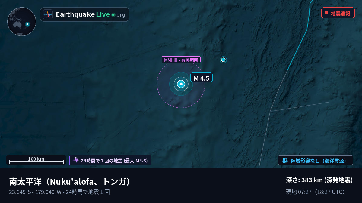 南太平洋 (トンガ)