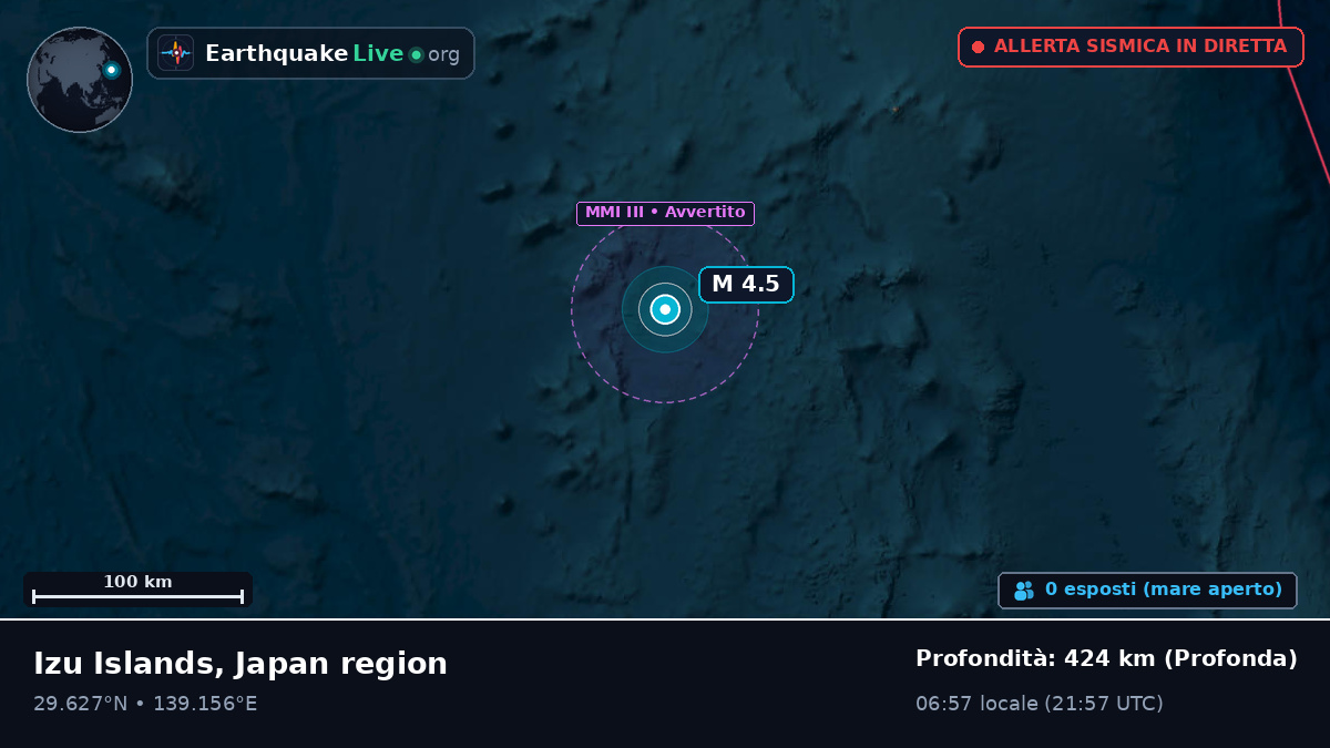 Oceano Pacifico settentrionale (Giappone)