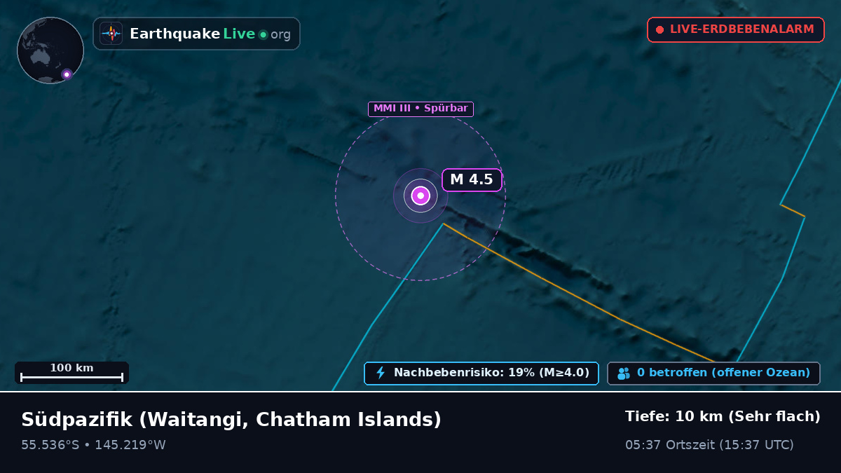Südpazifik (Chatham Islands)