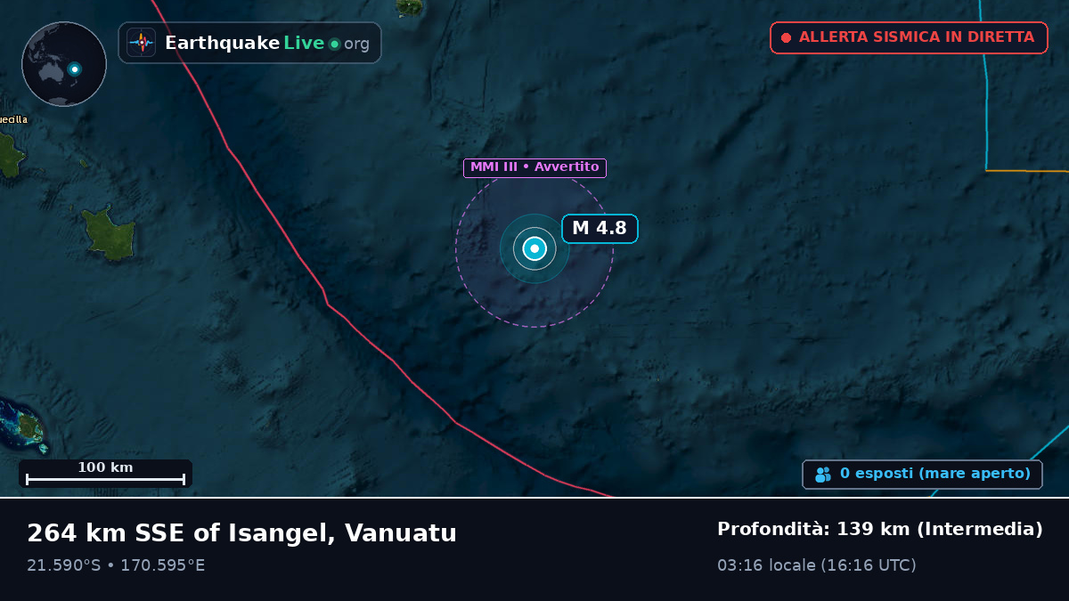 Oceano Pacifico meridionale (Nuova Caledonia)