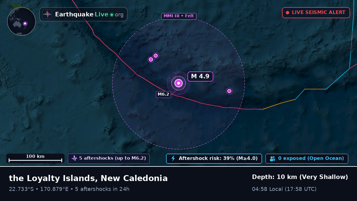 South Pacific Ocean (New Caledonia)