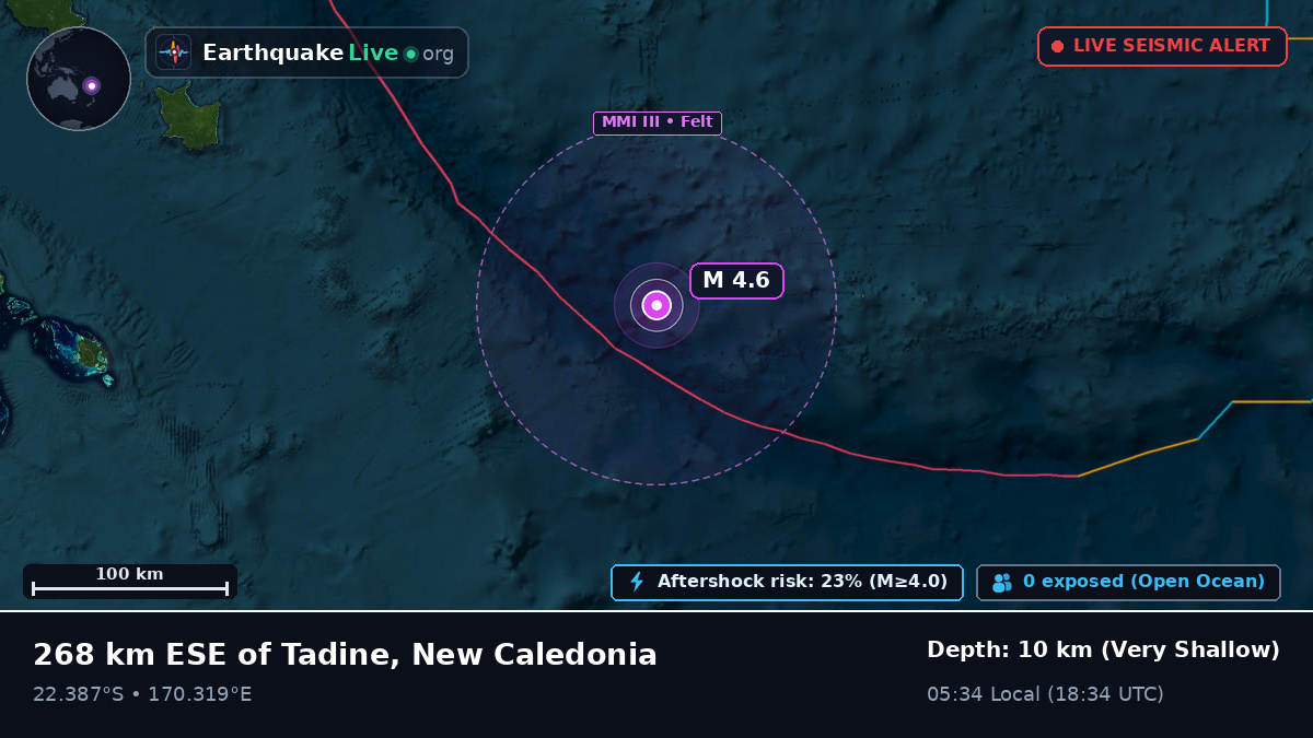 South Pacific Ocean (New Caledonia)
