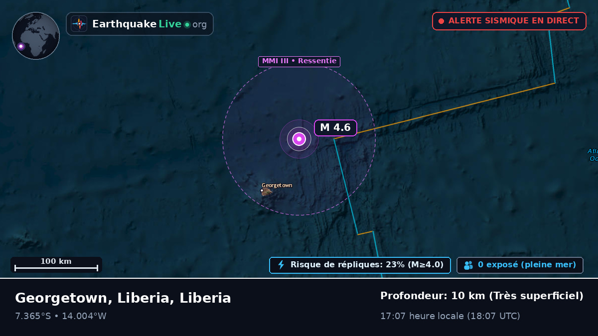 Océan Atlantique Sud (Liberia)