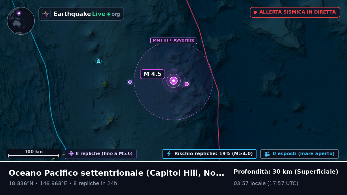 Oceano Pacifico settentrionale (Northern Mariana Islands)