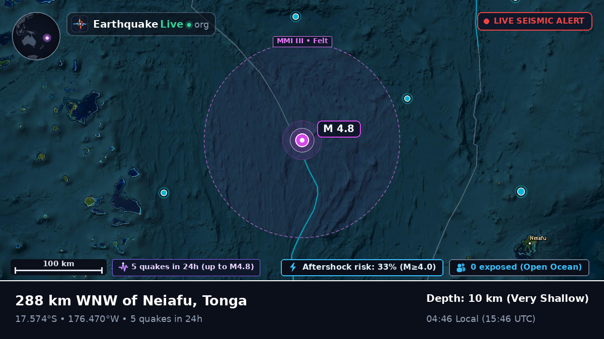 South Pacific Ocean (Tonga)