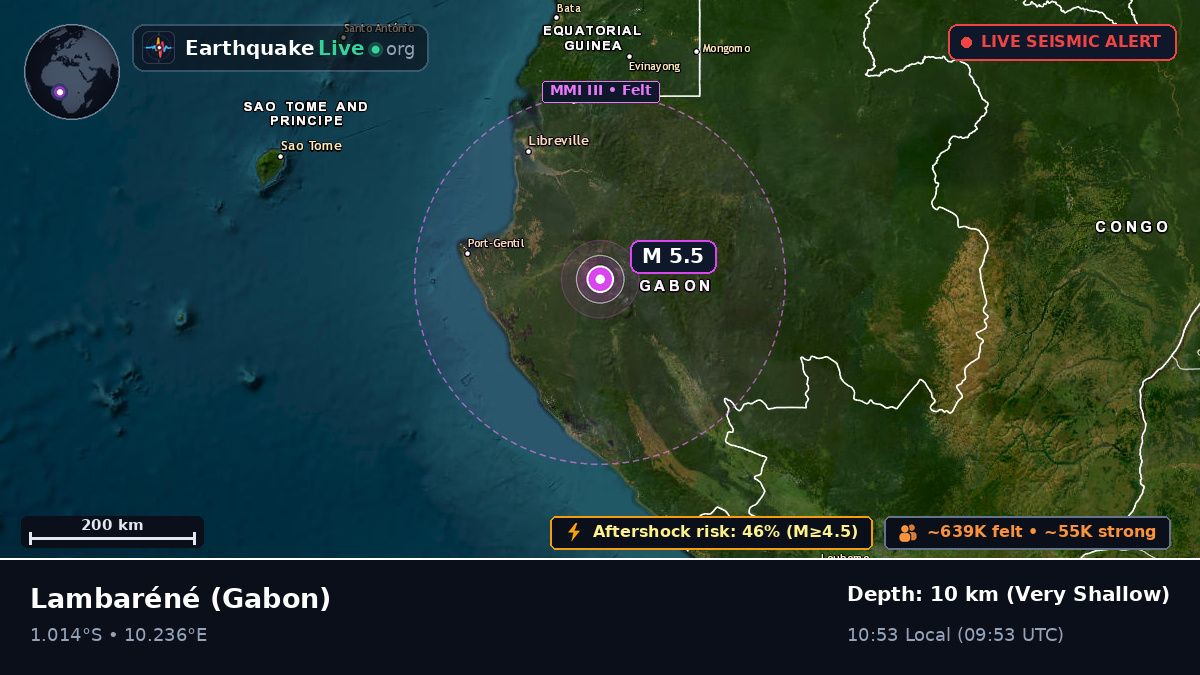 Lambaréné, Moyen-Ogooué, Gabon