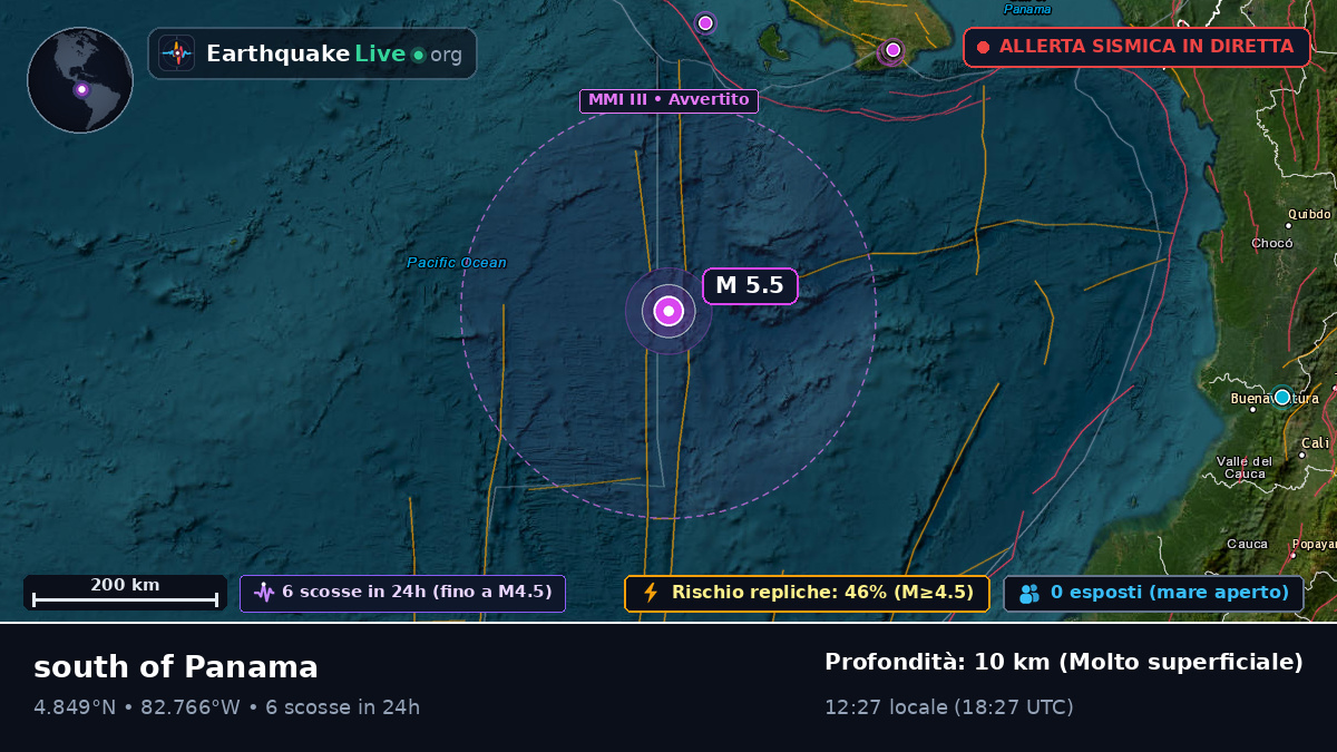 Oceano Atlantico settentrionale (Panama)
