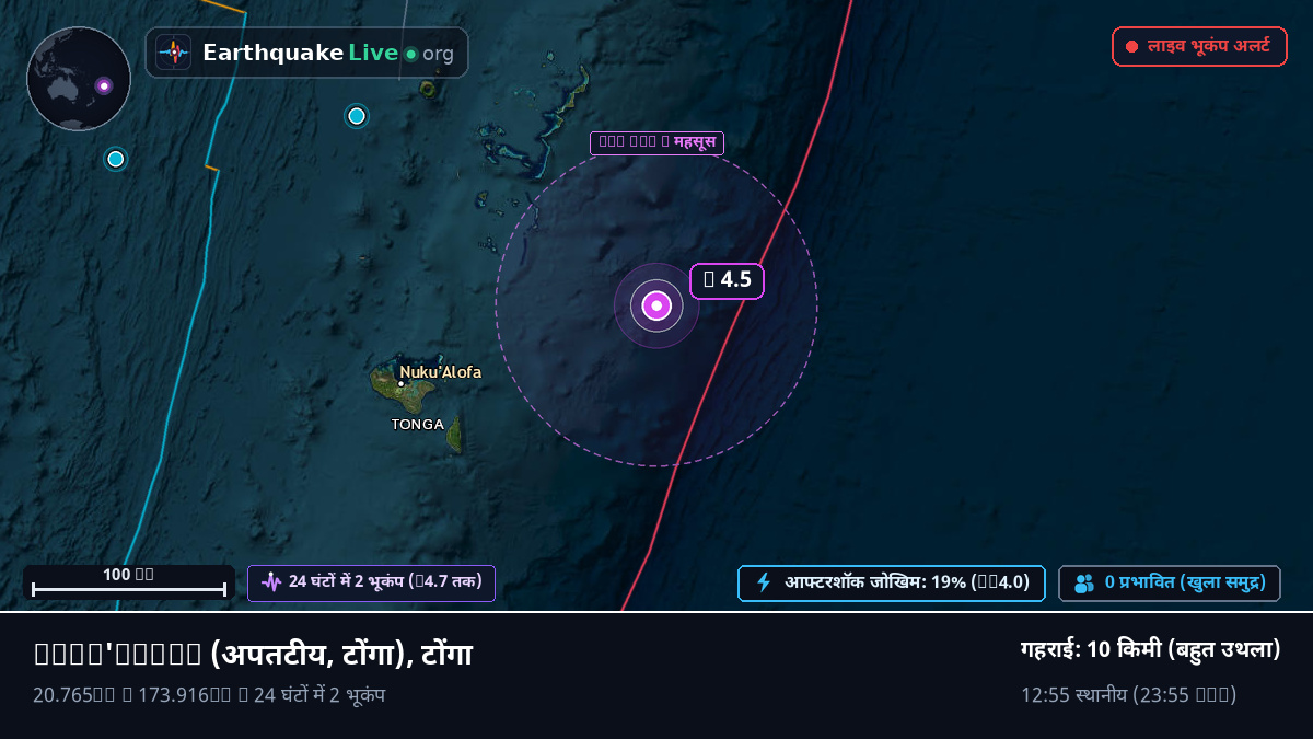 Nuku'alofa के तट से दूर, टोंगा