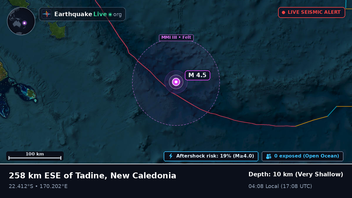 South Pacific Ocean (New Caledonia)