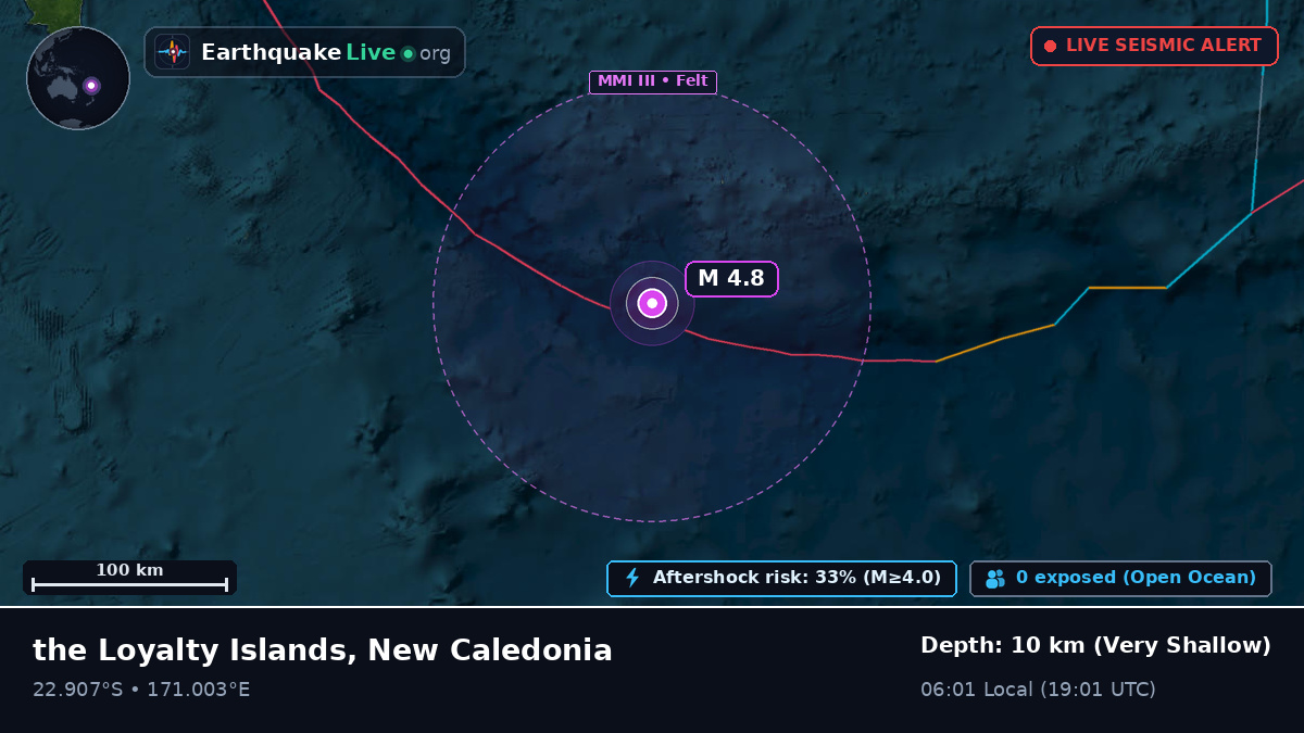 South Pacific Ocean (New Caledonia)