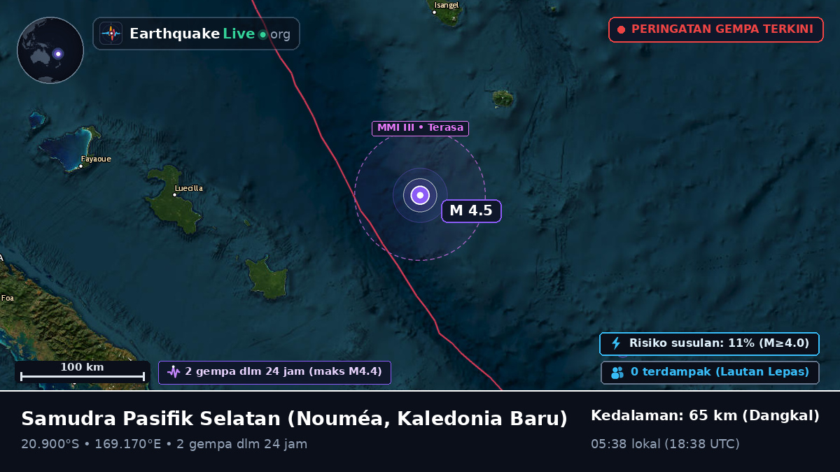 Samudra Pasifik Selatan (Kaledonia Baru)