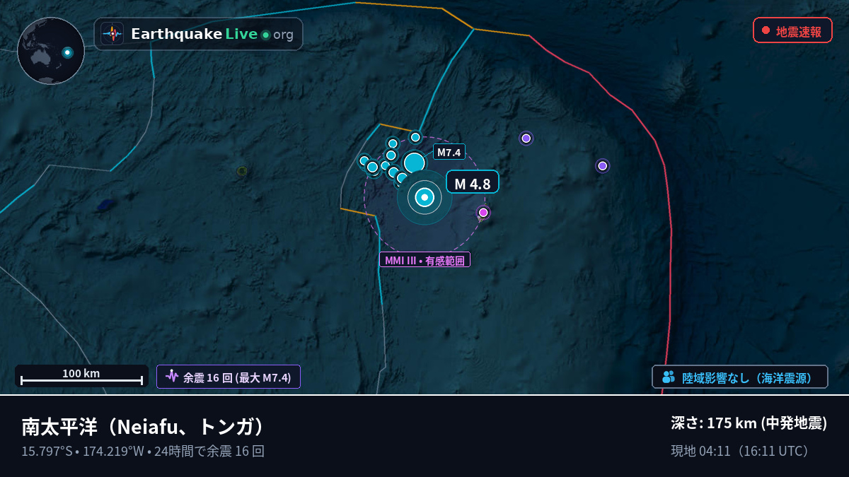南太平洋 (トンガ)