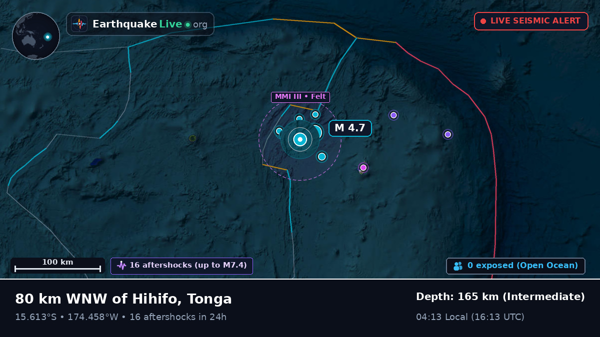 South Pacific Ocean (Tonga)