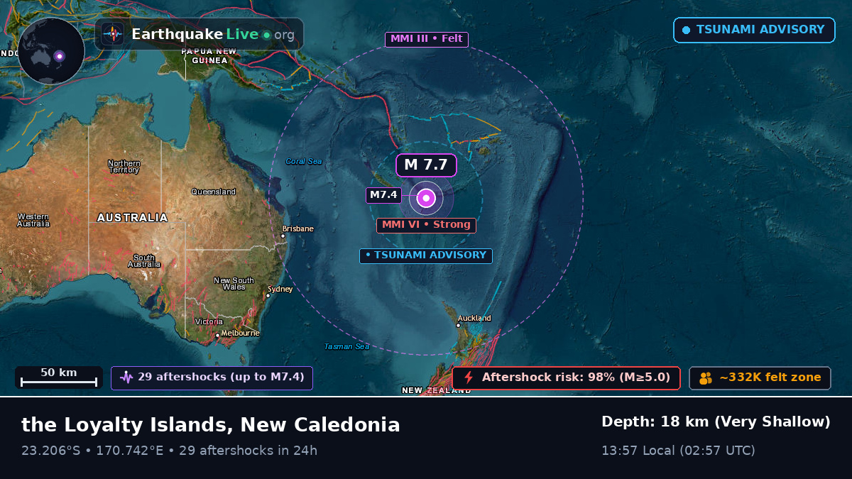 South Pacific Ocean (New Caledonia)