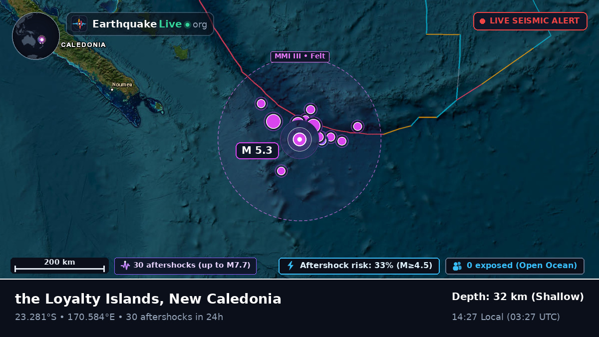 South Pacific Ocean (New Caledonia)