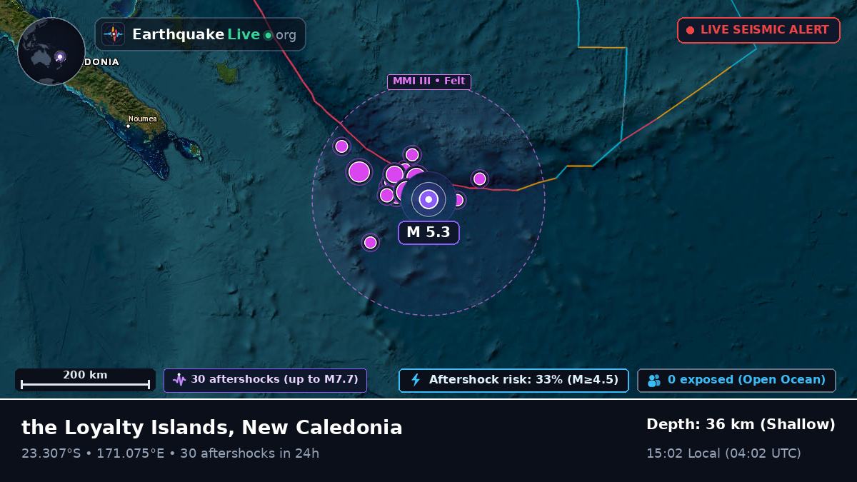 South Pacific Ocean (New Caledonia)
