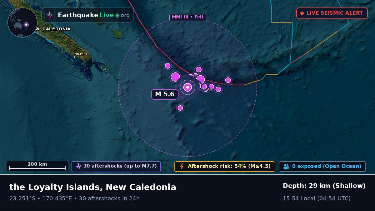 South Pacific Ocean (New Caledonia)