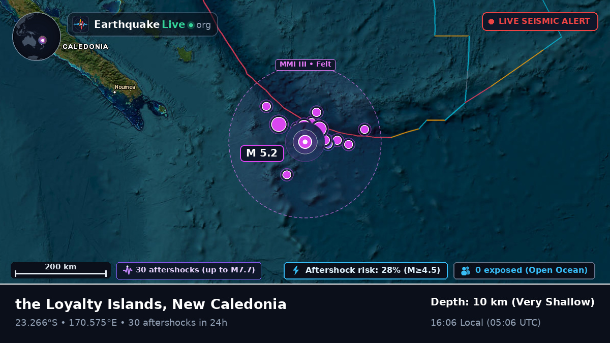 South Pacific Ocean (New Caledonia)