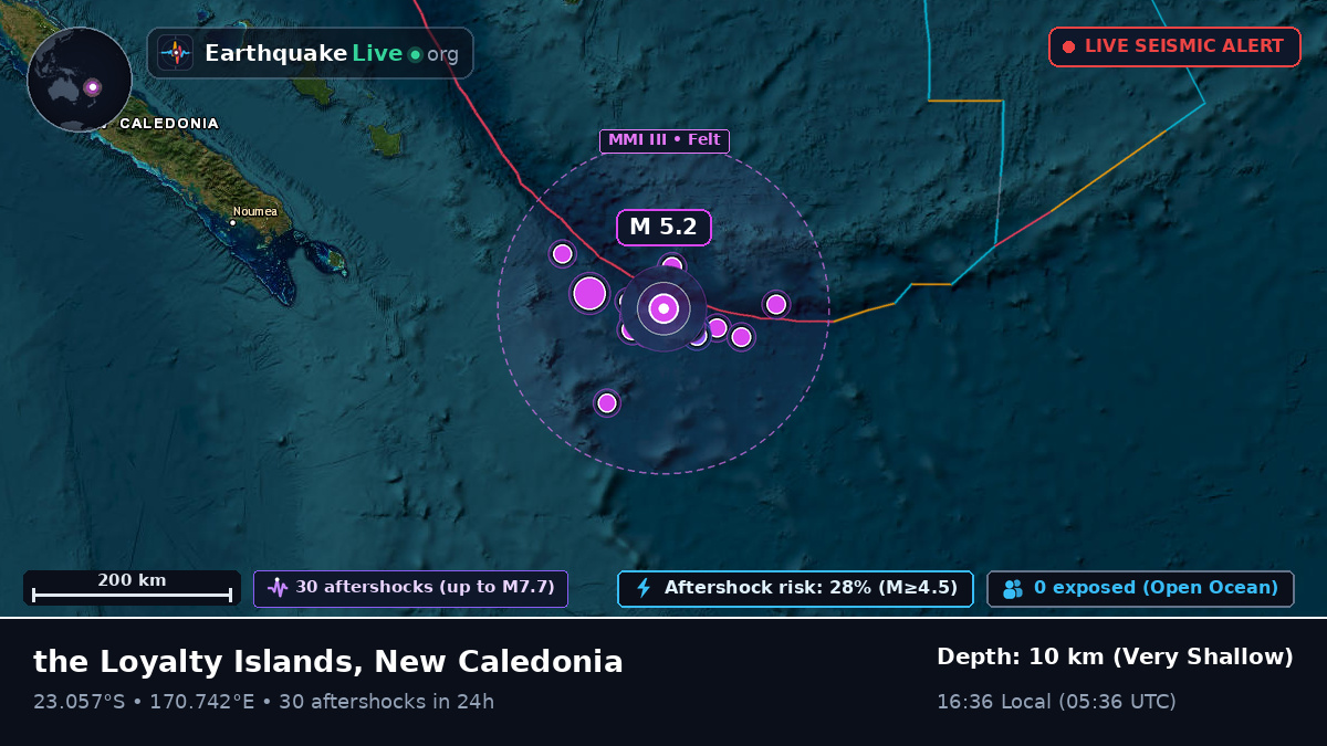 South Pacific Ocean (New Caledonia)