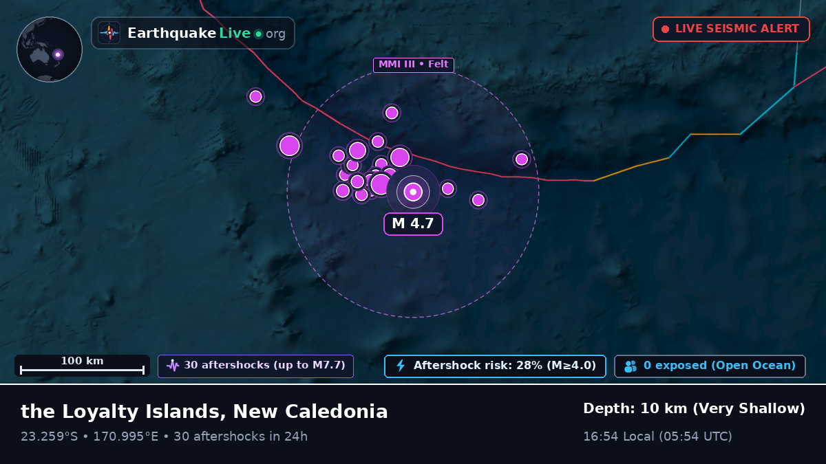 South Pacific Ocean (New Caledonia)