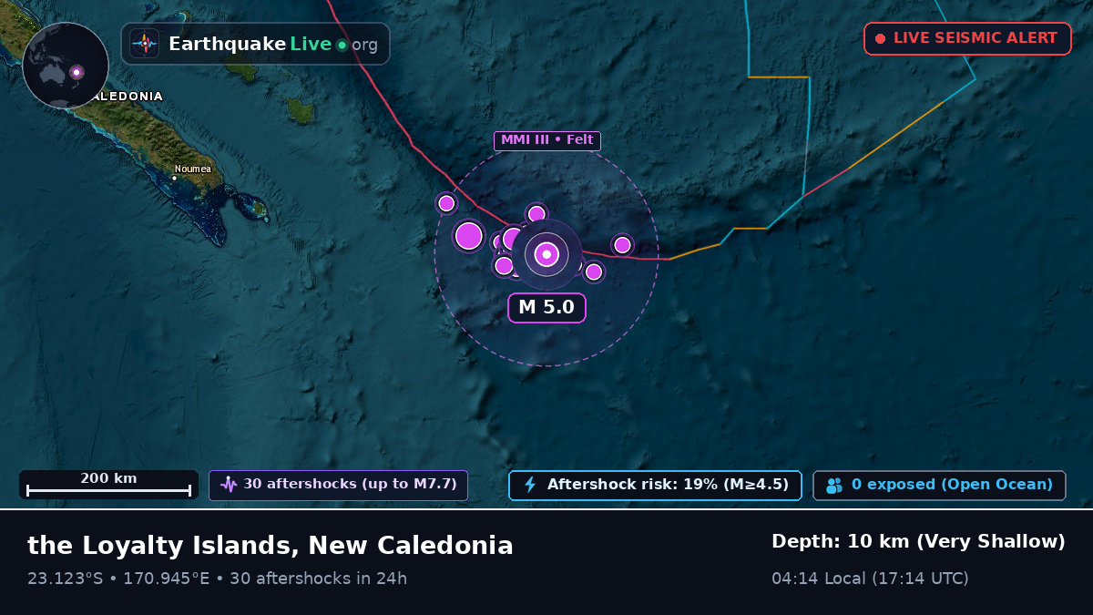 South Pacific Ocean (New Caledonia)