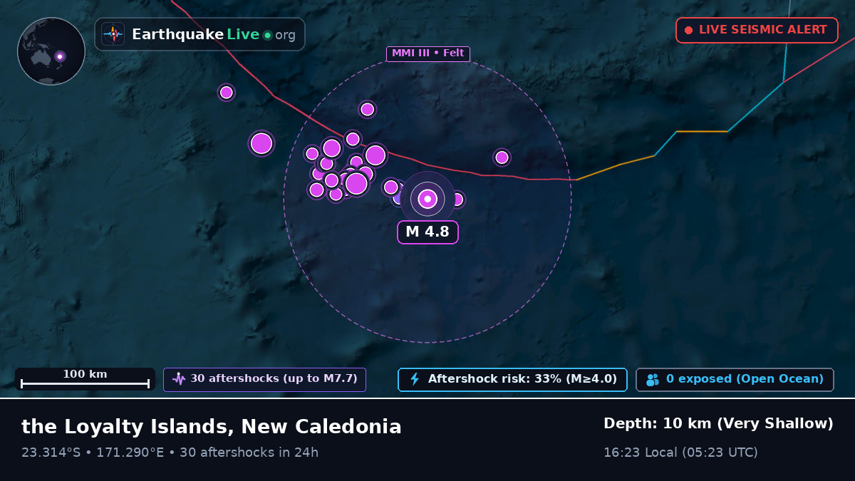 South Pacific Ocean (New Caledonia)