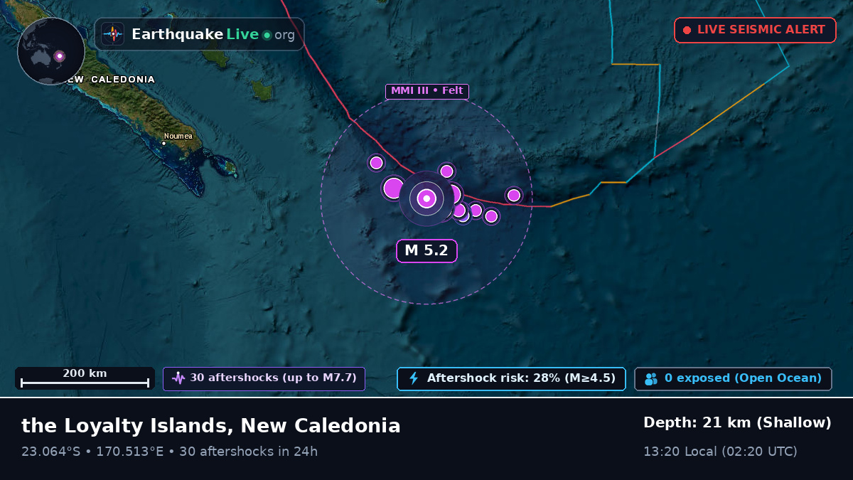 South Pacific Ocean (New Caledonia)