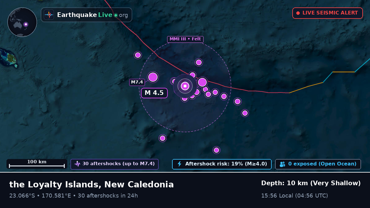 South Pacific Ocean (New Caledonia)
