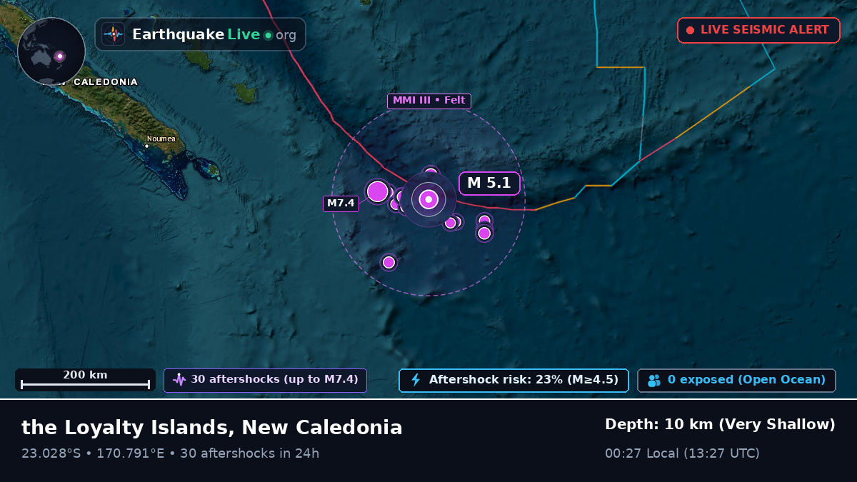 South Pacific Ocean (New Caledonia)