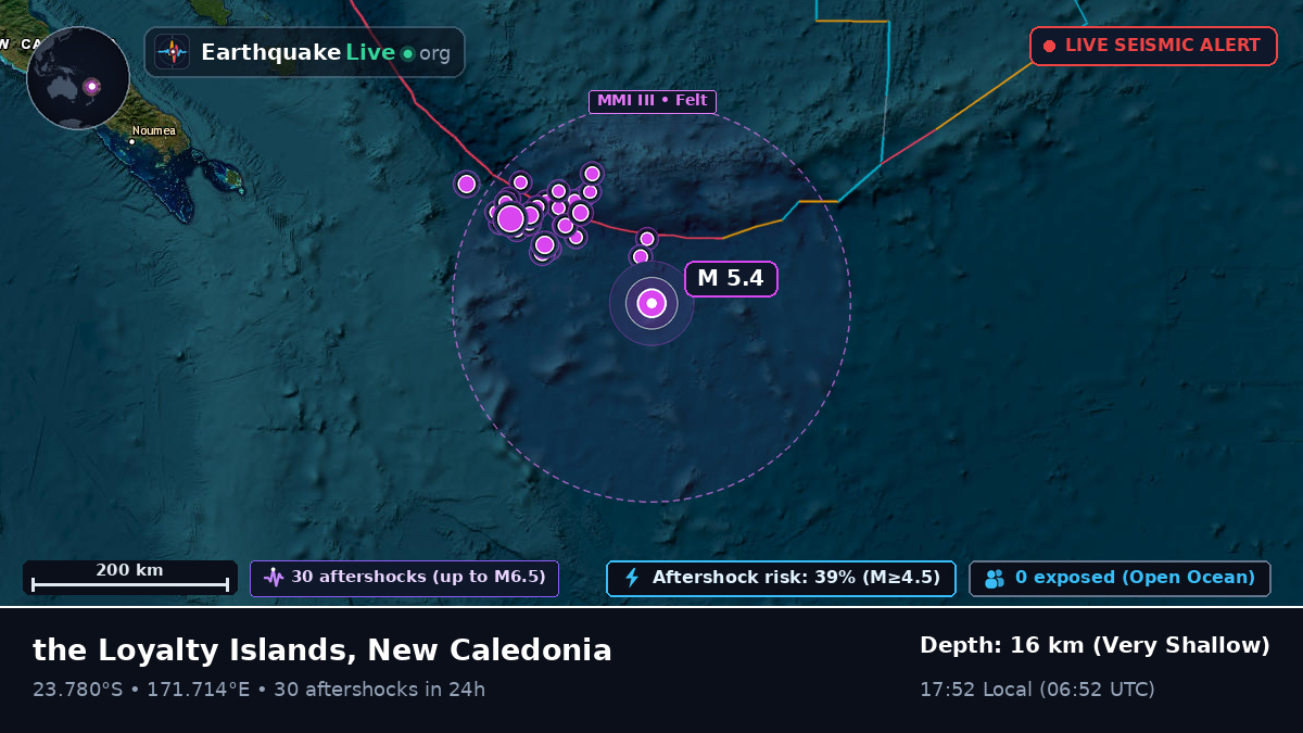 South Pacific Ocean (New Caledonia)