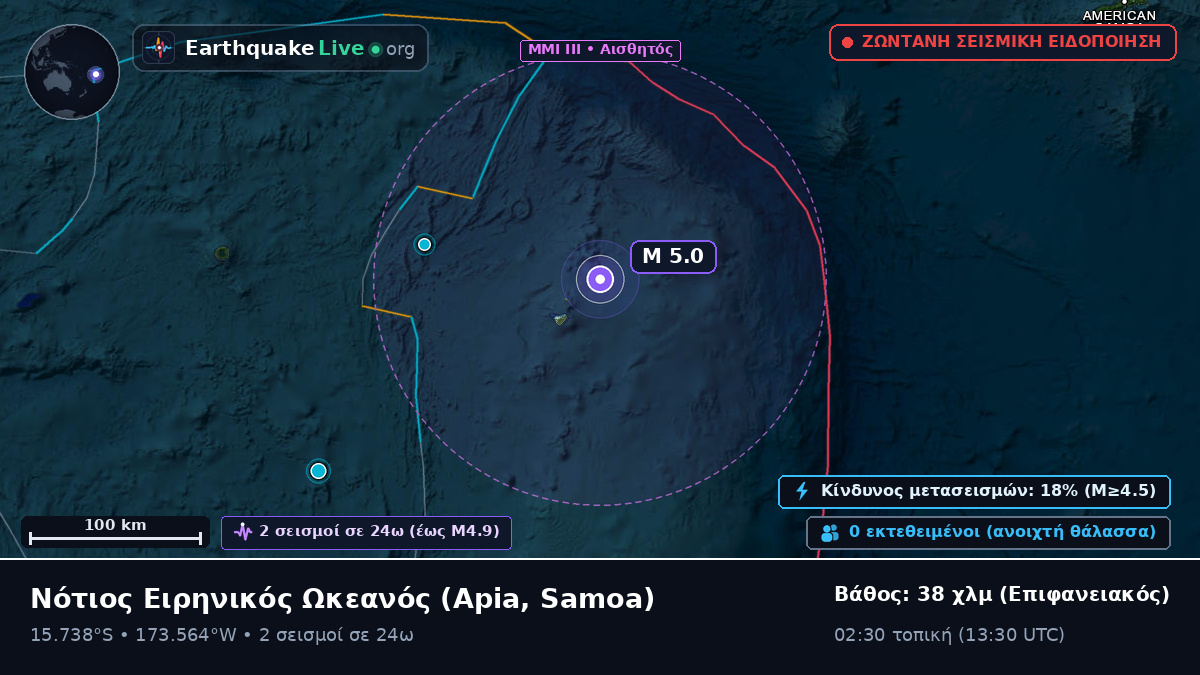 Νότιος Ειρηνικός Ωκεανός (Samoa)