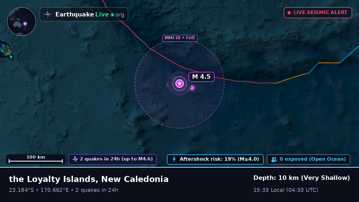 South Pacific Ocean (New Caledonia)