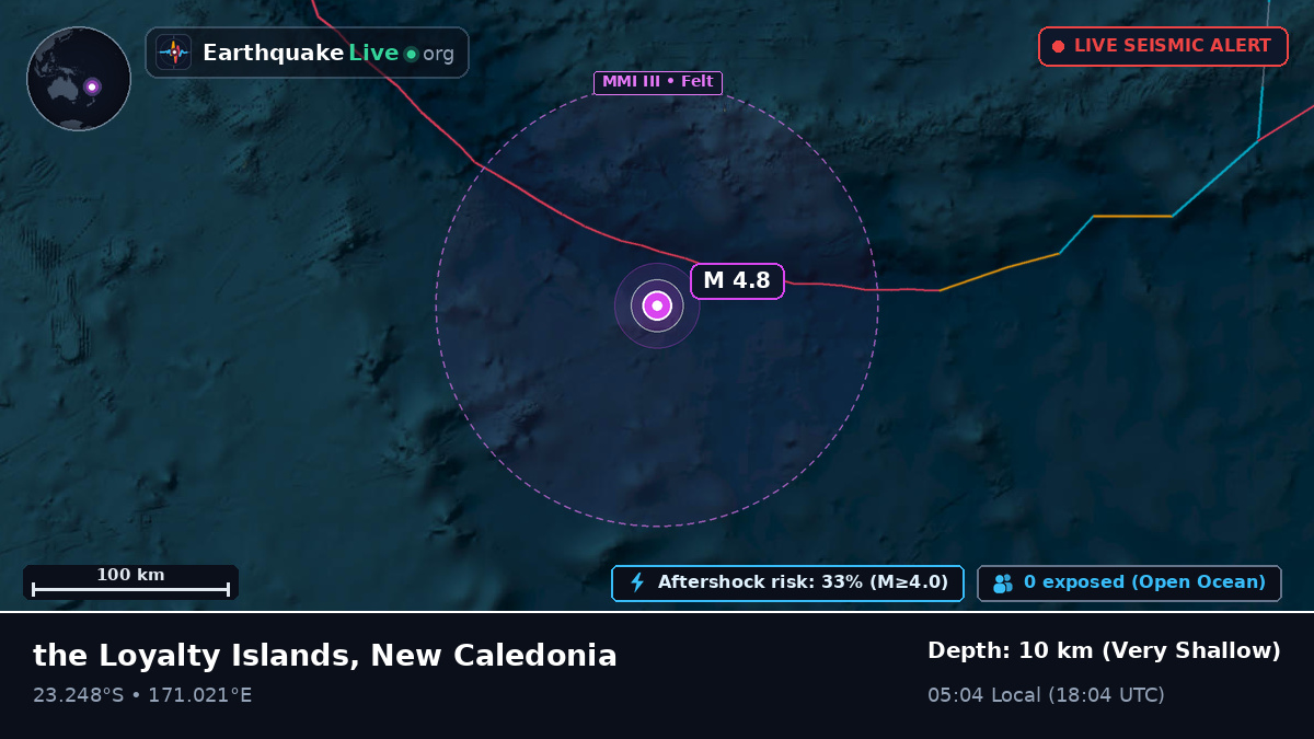 South Pacific Ocean (New Caledonia)